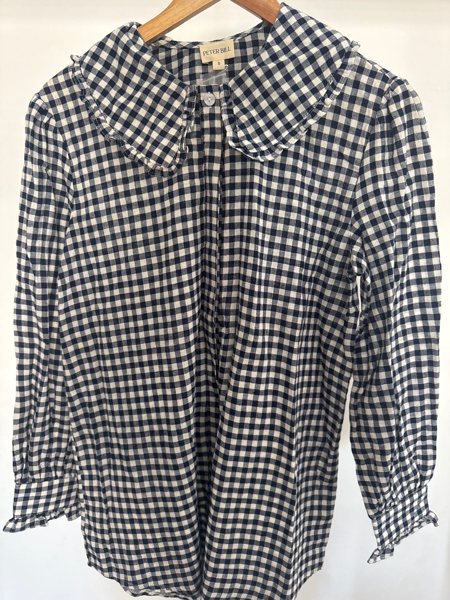 Size S Peta check shirt