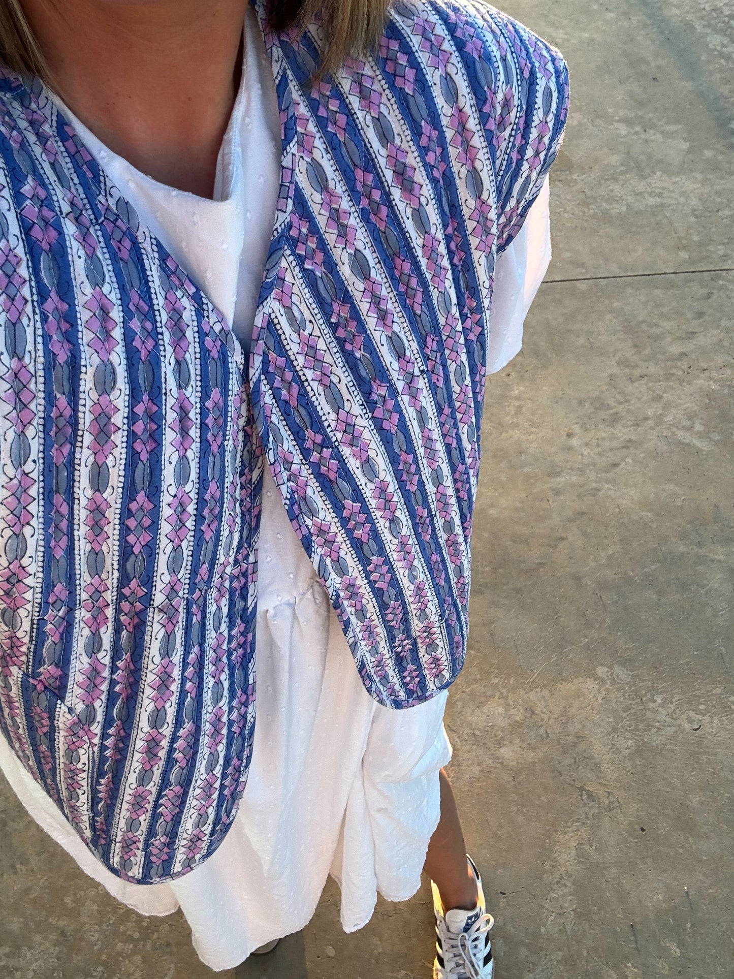 SALE - The Hydrangea Reversible Vest