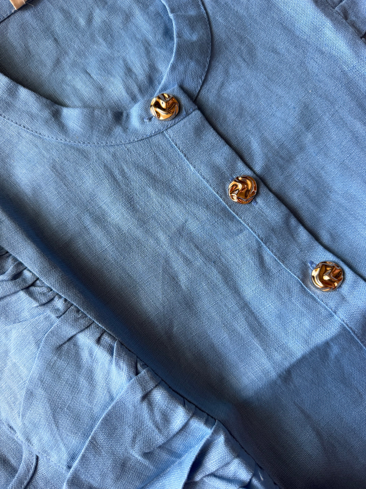 Bindi Top - Gold Buttons