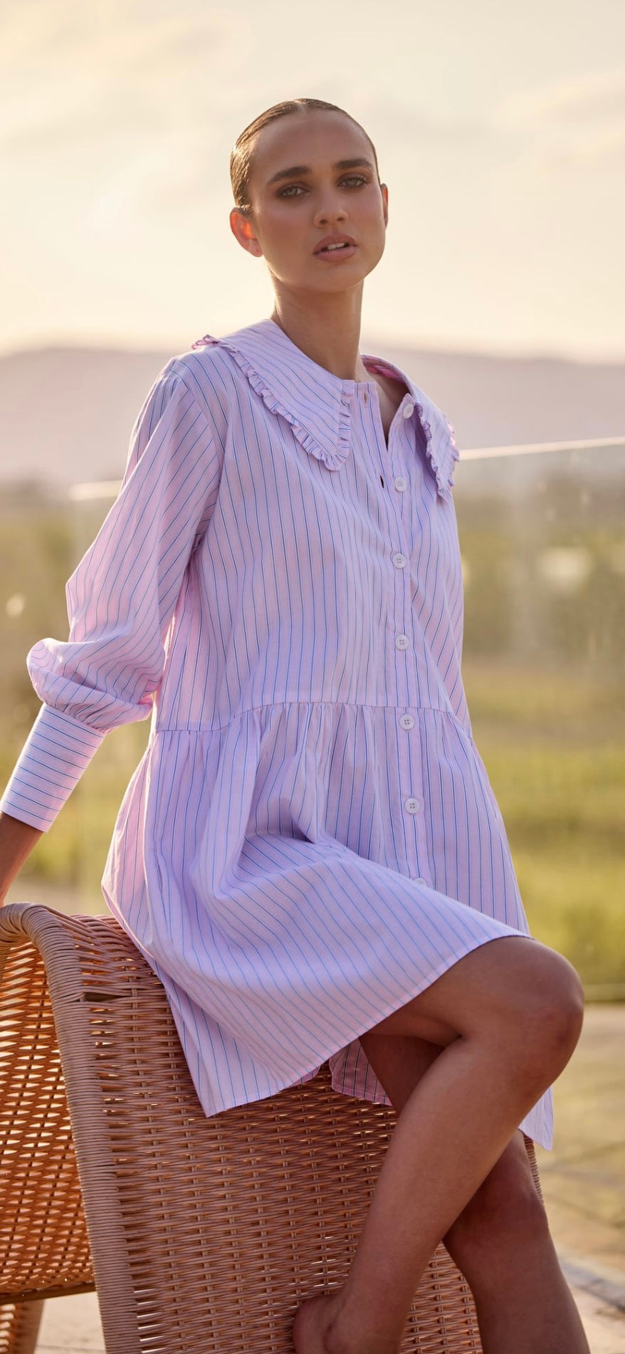 The Peta Dress (Lunar Print)