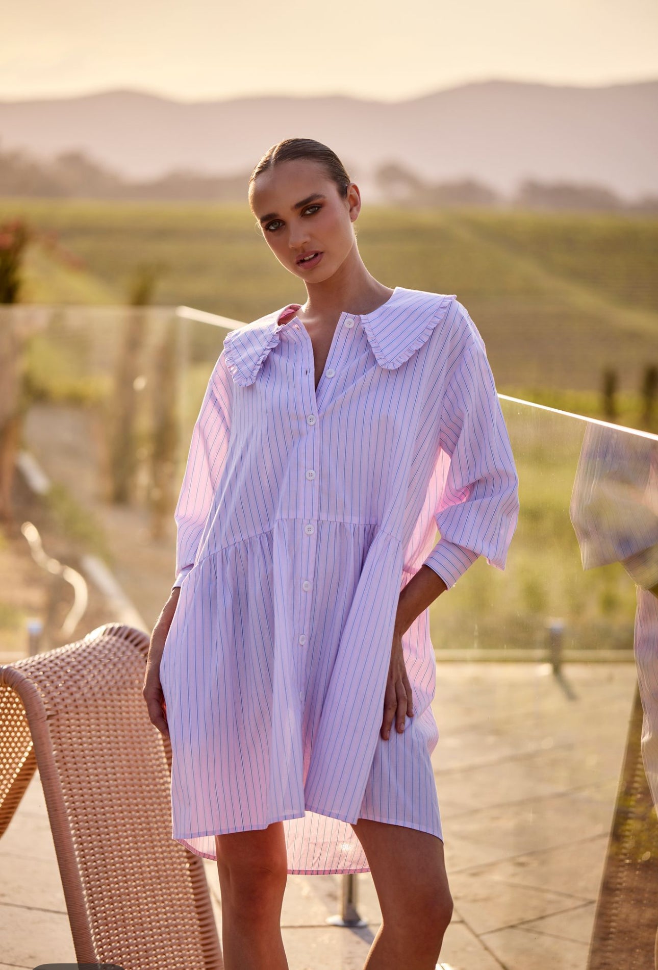 The Peta Dress (Lunar Print)