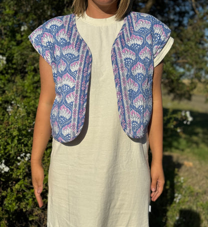 SALE - The Hydrangea Reversible Vest