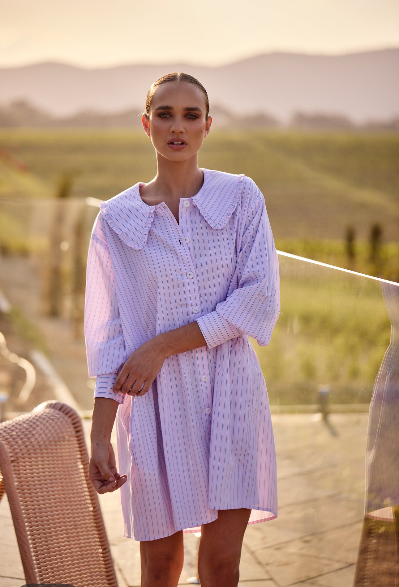 The Peta Dress (Lunar Print)