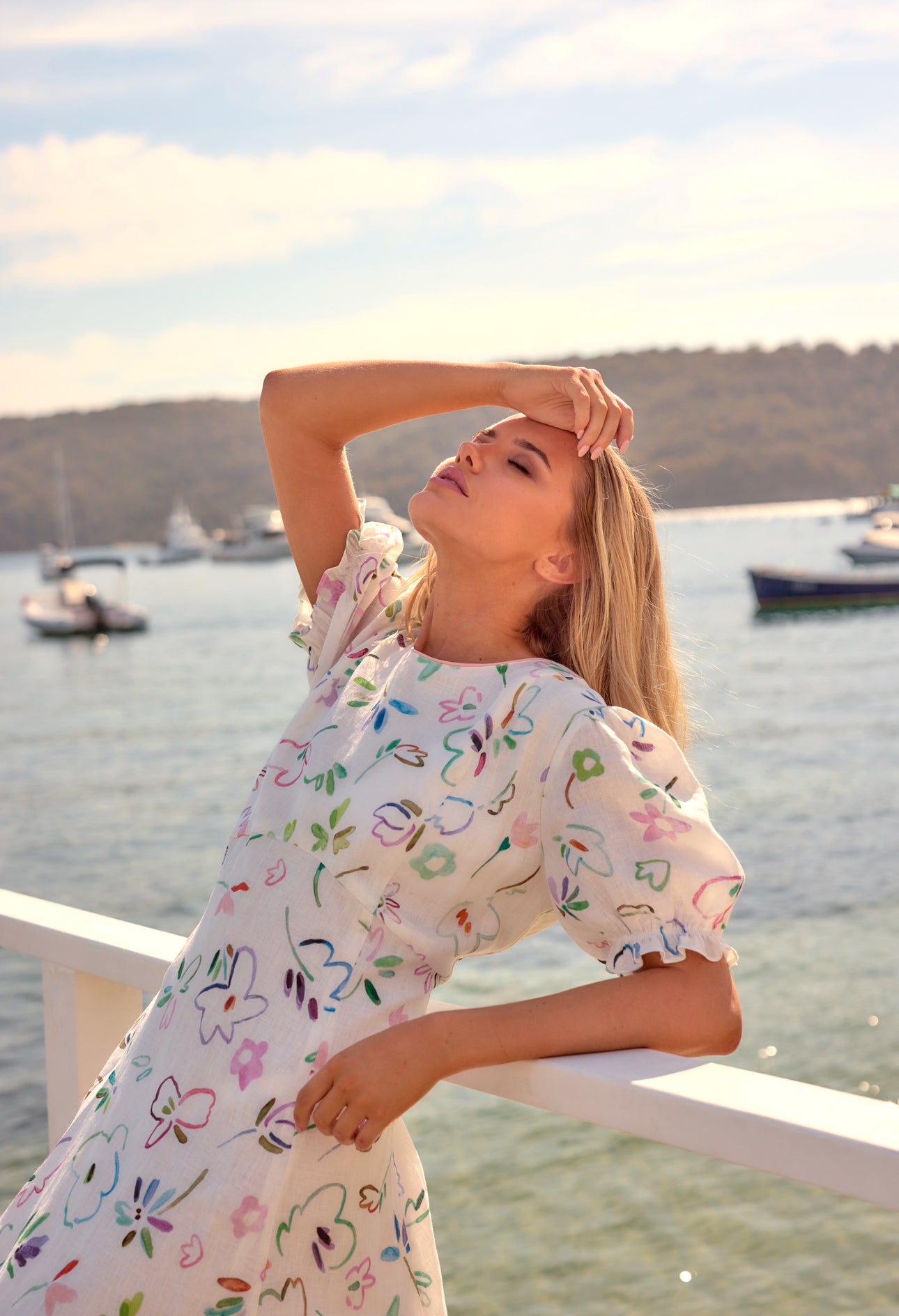 SALE -Peter Bill x Jade Fisher Linen Midi