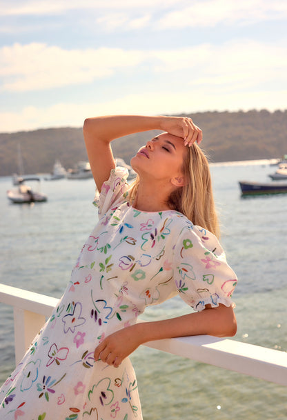 SALE -Peter Bill x Jade Fisher Linen Midi