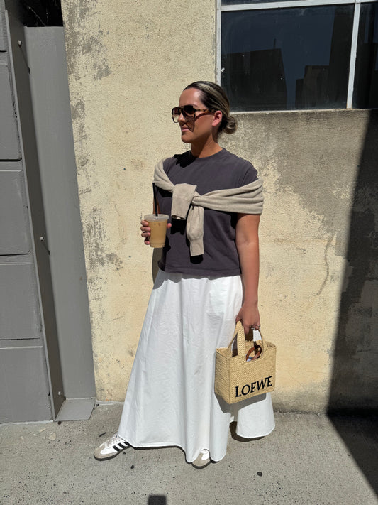 The Capri Maxi Skirt Cotton