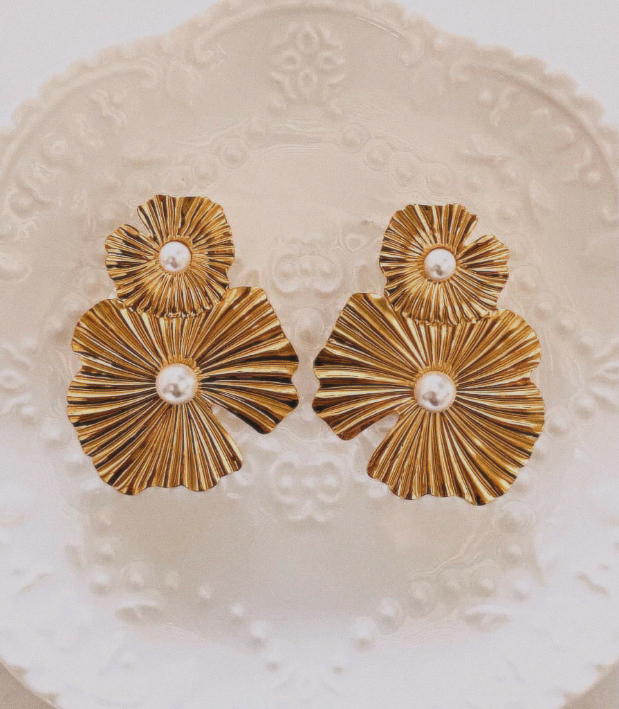 Lotus Earrings